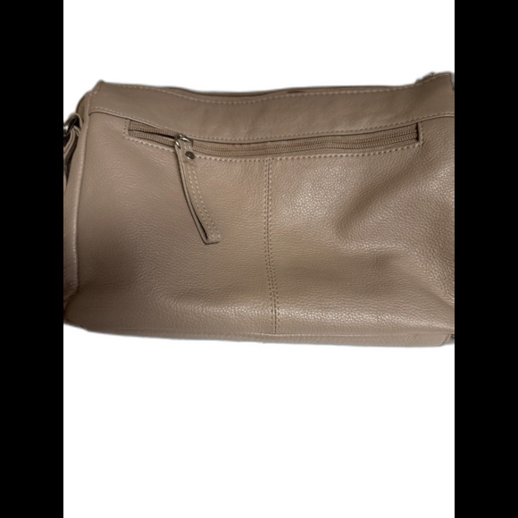 Leather Beige Purse. Lots Of Compartments - Picture 3 of 6